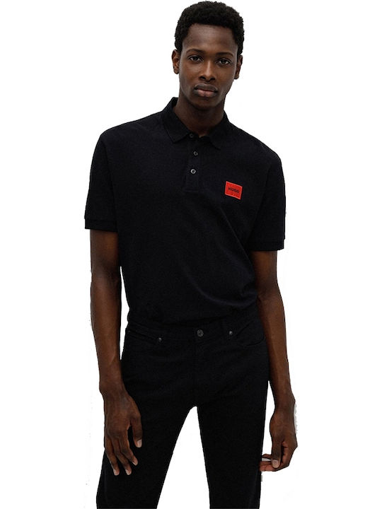 Dereso222 Polo T-shirt Μαύρο