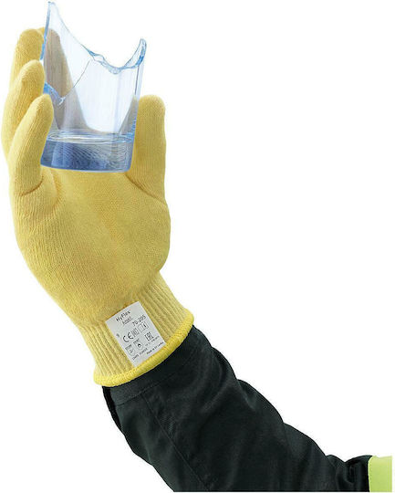 Ansell Hyflex 390031 Gloves for Work Yellow for Cutting Protection 1pcs