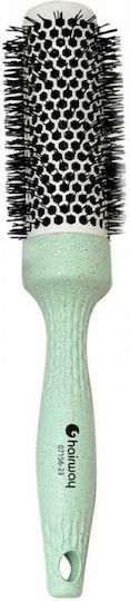 Hairway Thermal Organika Mint Green Hair Brush Green 33mm