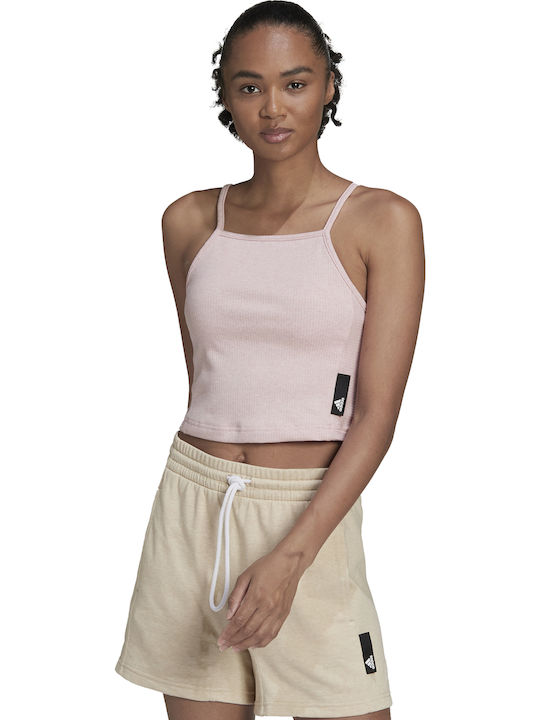 adidas Studio Lounge Bluse Botanic Pink adidas Studio Lounge Bluse Botanic Pink