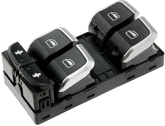 NTY Car Window Switch for Audi A6 / A7 / Q3 10pin Black