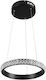 GloboStar Diamond Pendant Light LED Black