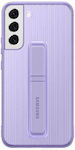 Samsung Protective Standing Cover Umschlag Rückseite Kunststoff Lavender (Galaxy S22+ 5G) EF-RS906CVEGWW