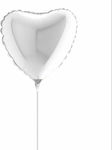 Μπαλόνι Mini Shape Λευκή Καρδιά 25cm