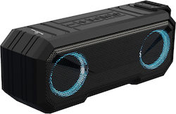Powertech Waterproof Bluetooth Speaker 16W with Radio and Battery Life up to 8 hours Black