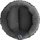 Balon Folie Rotund Negru 46buc