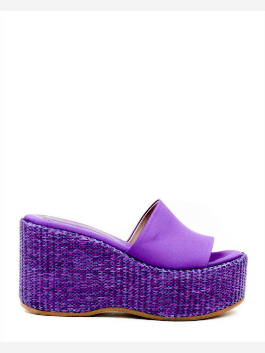 Sante Platforme Dama Tip Slip On Violet
