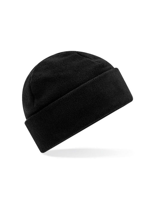 Beechfield Fleece Beanie Cap Black