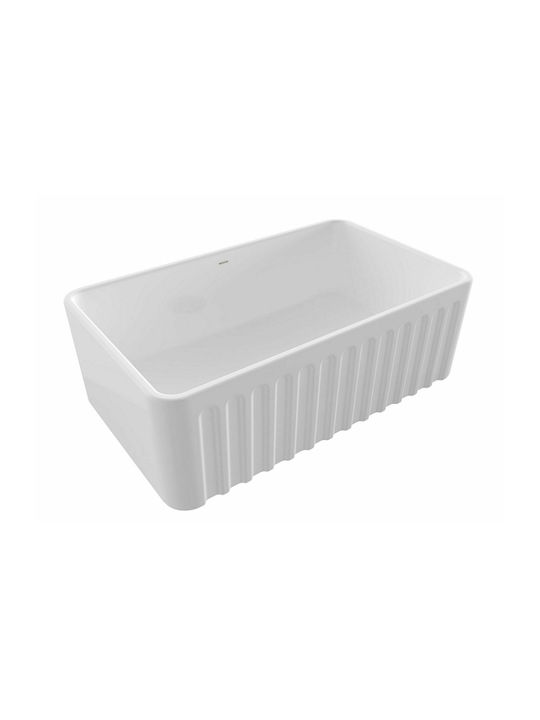 Bocchi Farmhouse 1602-301 Vessel Sink Porcelain...