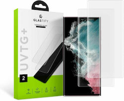 Glastify UVTG+ Vollflächig gehärtetes Glas 2Stück (Galaxy S22 Ultra 5G)