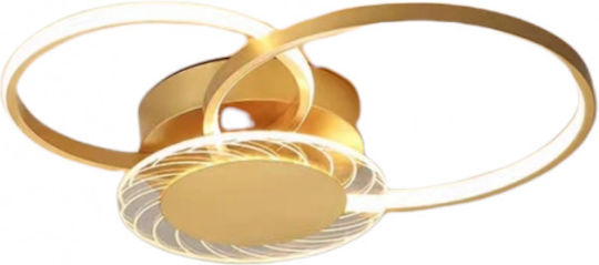 Deckenleuchte Gold mit Integrierter LED