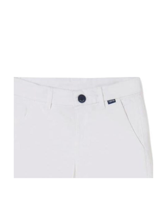 Șort/Salopetă Copii din Material Textil Alb