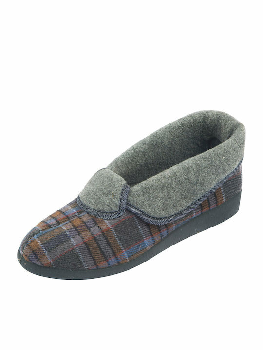 FAME PB03 Closed-Back Women's Slippers In Gray Colour
