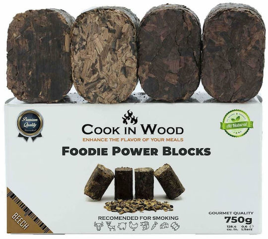 Cook in Wood Lemn Chipsuri pentru Fumat la Grătar cu Aromă Fag 200gr 4buc