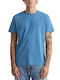 Gant The Original T-shirt Bărbătesc cu Mânecă Scurtă Albastru deschis