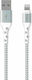 Energizer Braided USB to Lightning Cable Λευκό 2m (C520LKWH)