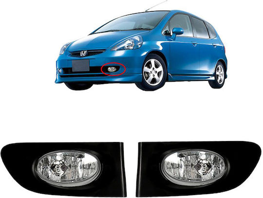 ΗD-036 Pătrat Faruri antipană Auto Honda Jazz 2003-2004 2buc