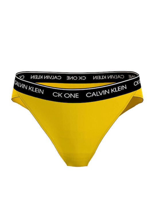 Bikini Slip High Waist Yellow
