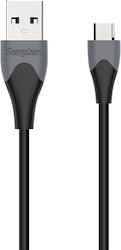 Energizer C610MGBK Regular USB 2.0 σε micro USB 1.2m Μαύρο