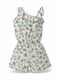 Kinderstoff-Overall-Shorts/Bermudas Grün