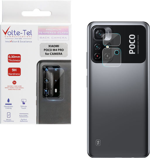 Volte-Tel Προστασία Κάμερας Tempered Glass Διάφανο για το Poco M4 Pro