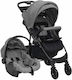 vidaXL Verstellbar 3 in 1 Baby Kinderwagen Geei...