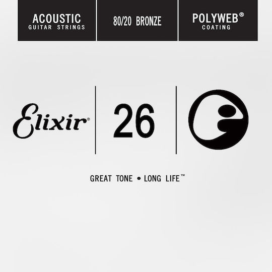 Elixir Polyweb Magazín Online Corzi Pentru Chitară Acustică 80/20 Bronz 26"
