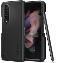 Spigen Thin Fit Pen Edition Plastic Back Cover Durable Black (Galaxy Z Fold 3)