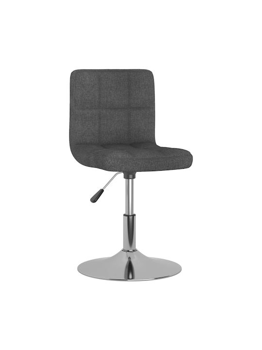 Hocker Bar mit Rückenlehne & Höhenverstellbar Gray 4Stück 40x43x71-85.5cm