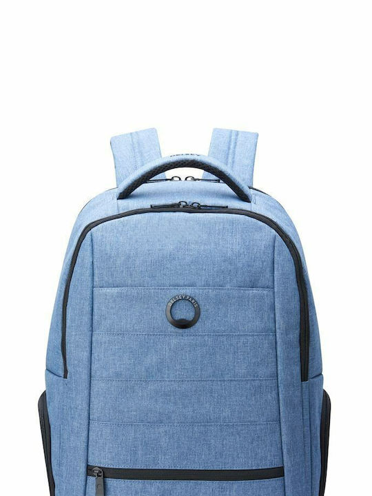 Delsey Element Чанта Раница за лаптоп 15.6" Blue Jean