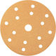 Smirdex 820 Yellow Line Orbital Sander Sanding Sheet K600 with 15 Holes 150x150mm