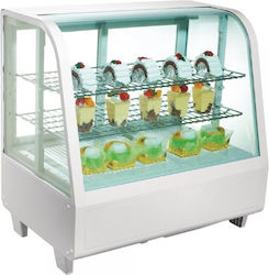 Lappas Refrigerated Display Case Tabletop 3 Flat Levels with Capacity 100lt