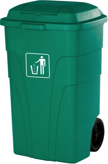 Cisne Plastic Wheeled Waste Bin 240lt Green