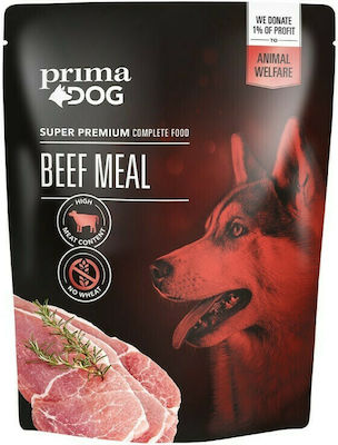 Prima Dog Meal Grain Free Wet Dog Food Pouch with Beef 1 x 260gr