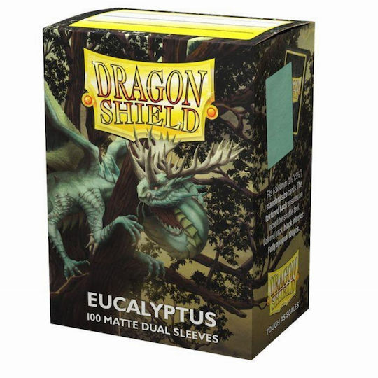 Dragon Shield Dragon Shield Dual Matte - Eucalyptus 'Lehel' Card Sleeves Standard Size 100τμχ Black