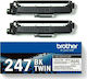 TN-247BK Original Multipack Toner Laser Printer Negru Randament ridicat 2buc (TN-247BKTWIN)