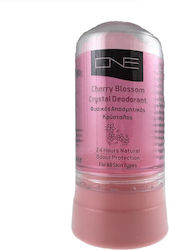 ONE Cosmetics Φυσικός Αποσμητικός Κρύσταλλος Cherry Blossom Αποσμητικός Κρύσταλλος σε Stick 80gr