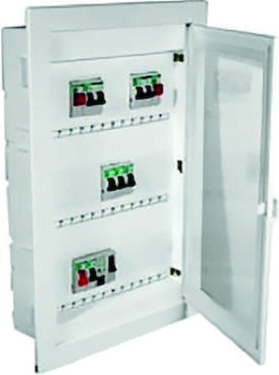 Geyer Delta Walled 12-Elements Fuse Box with 3 Rows W296xH452xD90mm