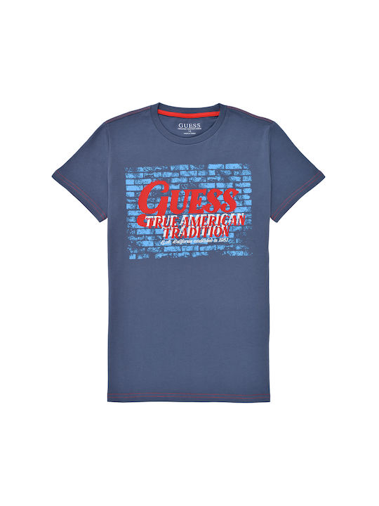 Guess Παιδικό T-shirt Μπλε