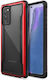 X-Doria Raptic Shield Aluminum Задна корица Метал / Пластмаса Transparent / Red (Galaxy Note 20)