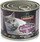 Leonardo Can Wet Food for Adult Cats in Cans with Rabbit 200gr