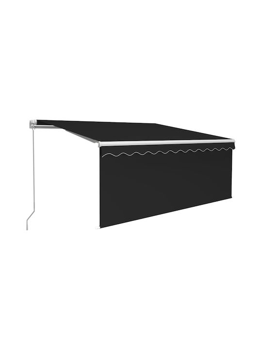 vidaXL Zelt Terrasse mit LEDs Charcoal 3x2.5m