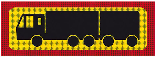 Carner Truck Signage Plate Self-adhesive Sliding Plate 47 x 20cm 1pc