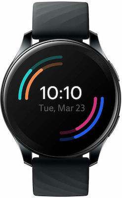 OnePlus Watch Stainless Steel 46mm with Heart Rate Monitor (Midnight Black)