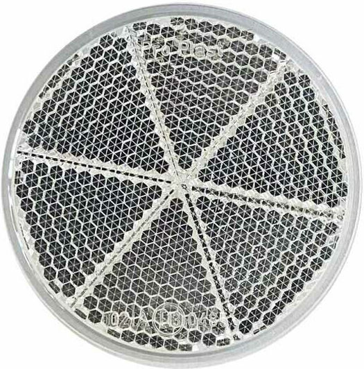 Carner Reflector camion Sticker reflector rotund 60mm alb 1 bucată