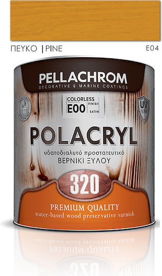 Pellachrom Polacryl 320 Impregnation Varnish Water Pine Satin 750ml