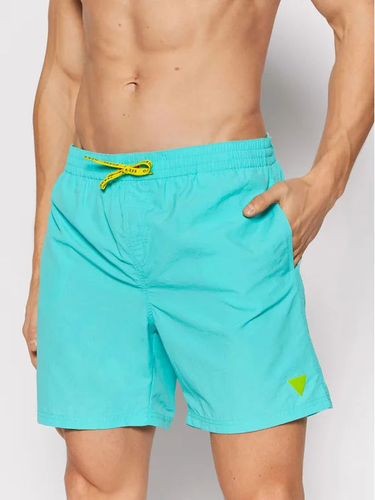 Guess Costum De Baie Bărbați Bermude Verde