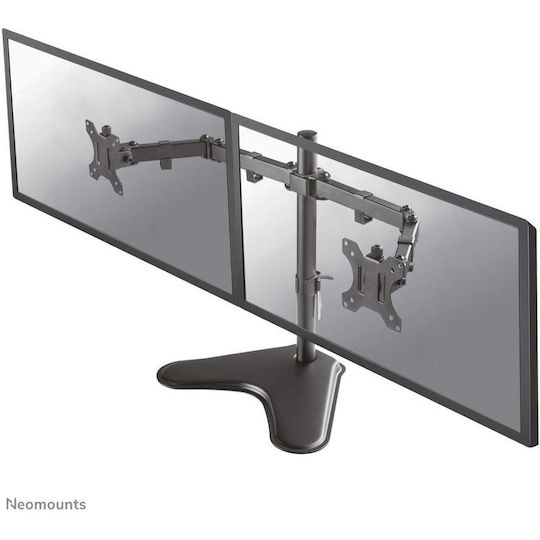 Neomounts Επιτραπέζια Βάση για 2 Οθόνες έως 32" με Βραχίονα (FPMA-D550DDBLACK)