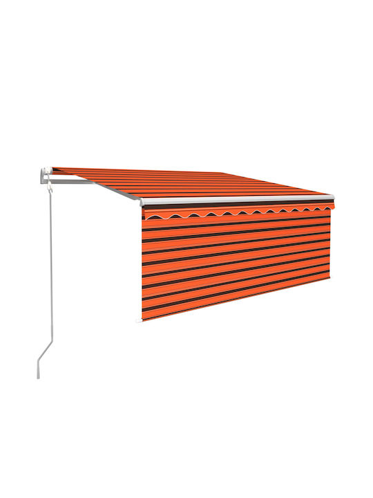 vidaXL Zelt Terrasse mit LEDs & Wind Sensor Ora...