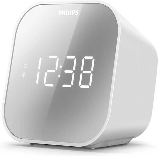 Philips Επιτραπέζιο Ψηφιακό Ρολόι με Ξυπνητήρι & Ραδιόφωνο TAR4406/12